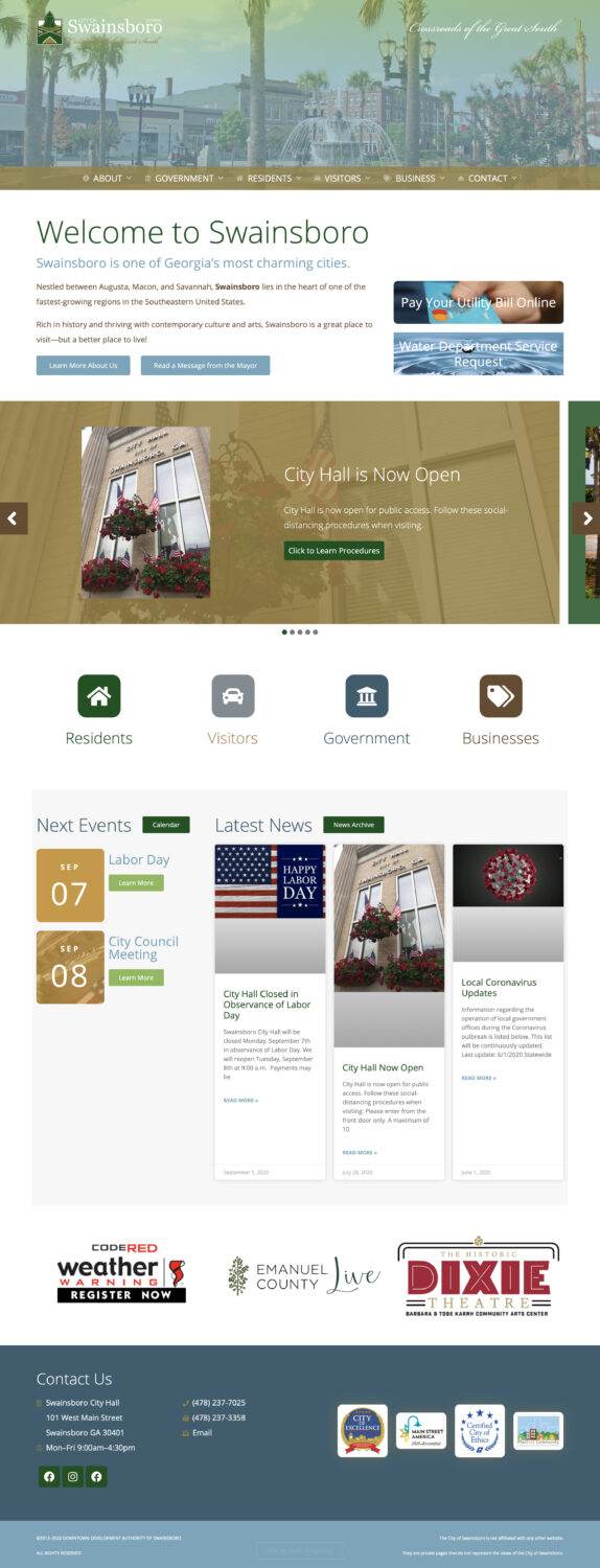 City of Swainsboro site Kask Creativity