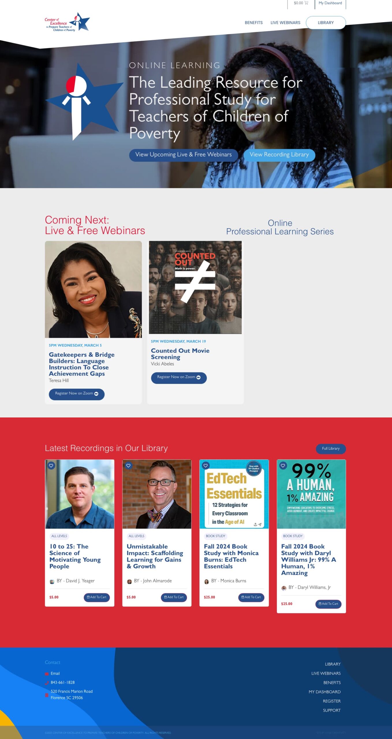 Center of Excellence Learn Site Homepage